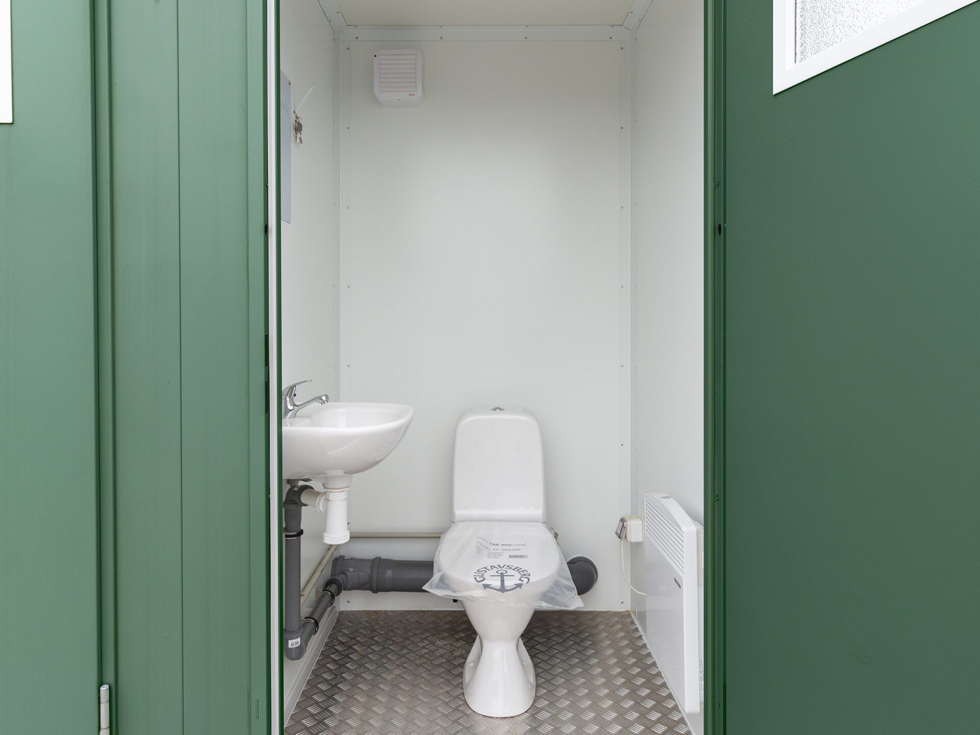 Vattenspolande dubbeltoalett Grön - Bild 6