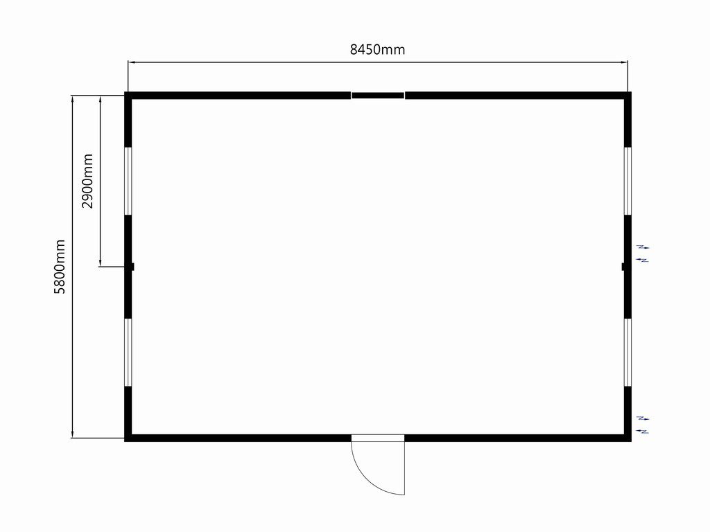 Nytillverkade kontorsbodar - öppen sal - Bild 8