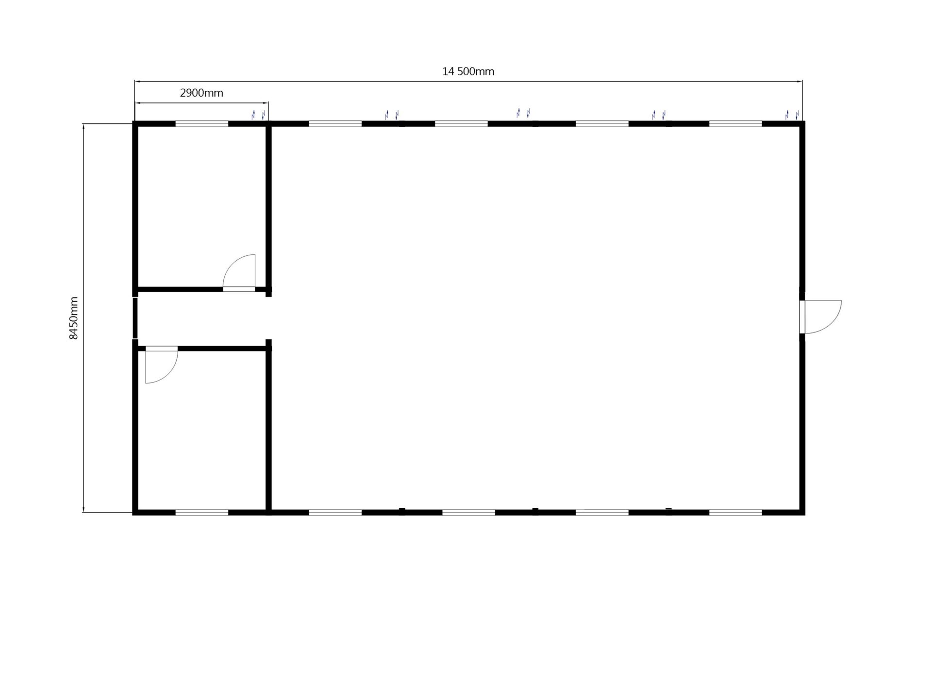 Beg. Kontorsmoduler 120 m² - Bild 3