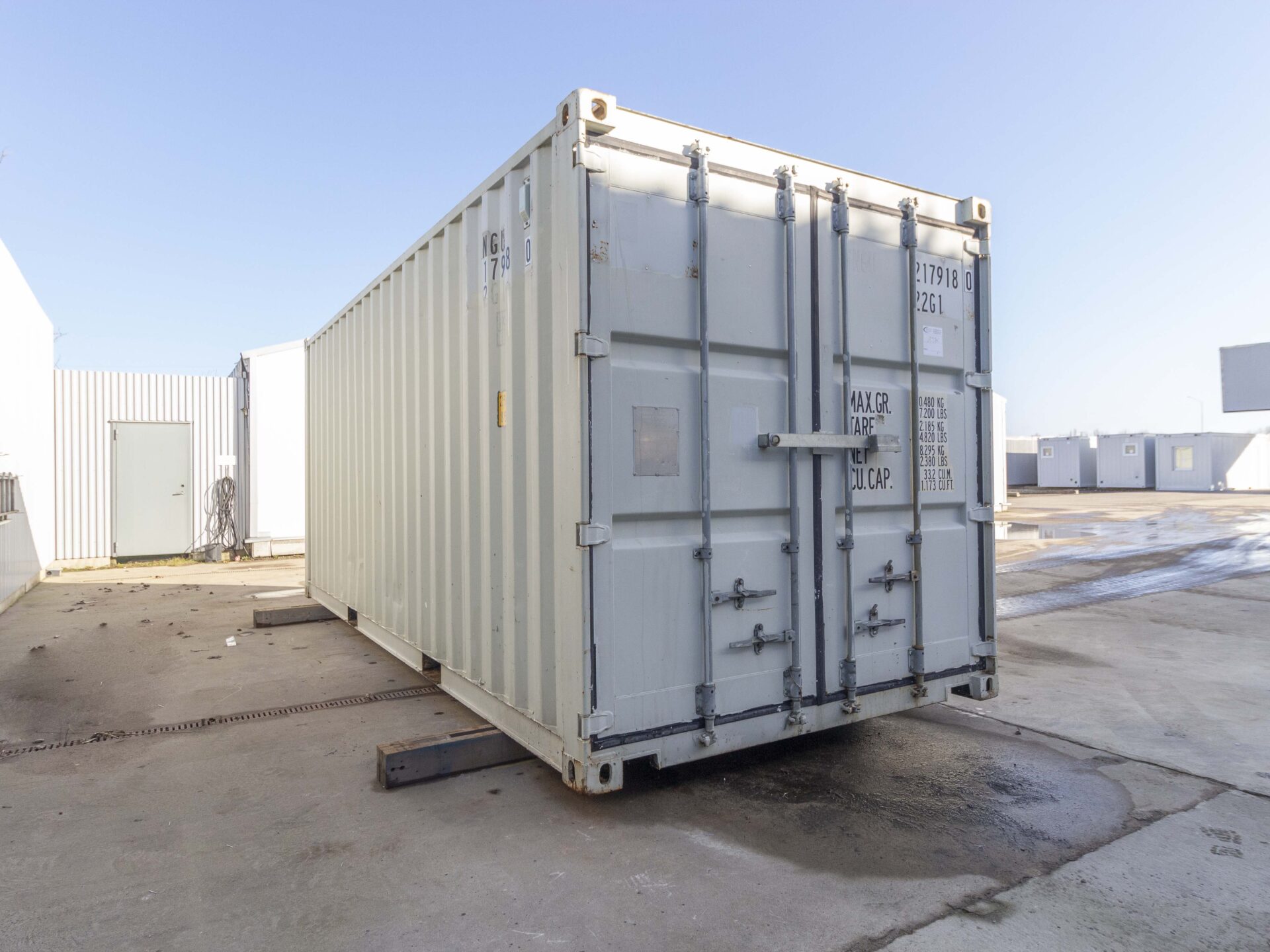 Beg. isolerad 20 fots Förrådscontainer
