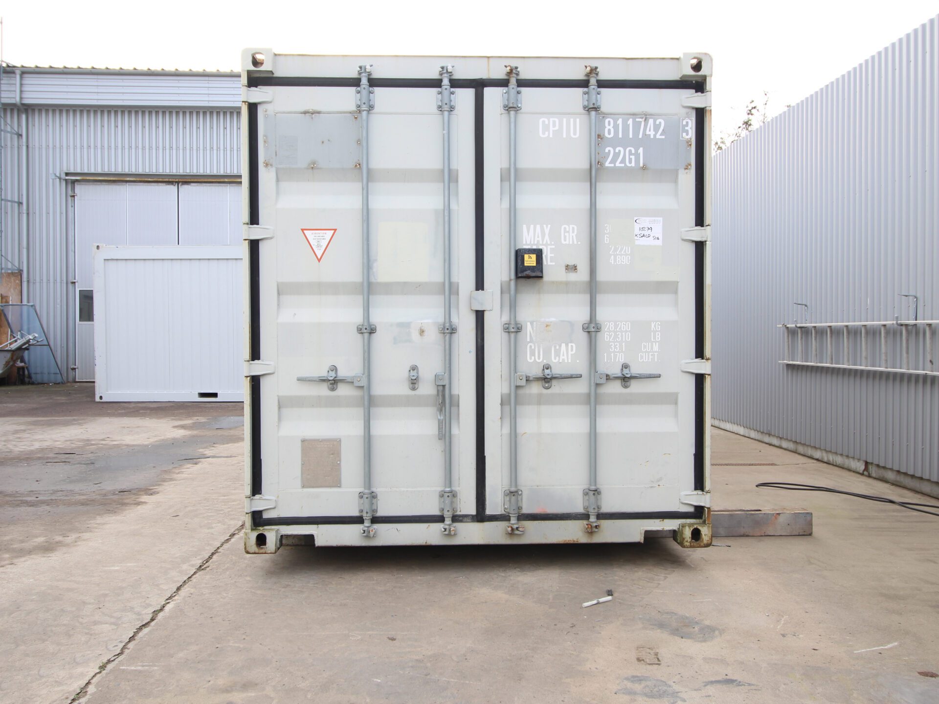 Beg. isolerad 20 fots Förrådscontainer - Bild 2
