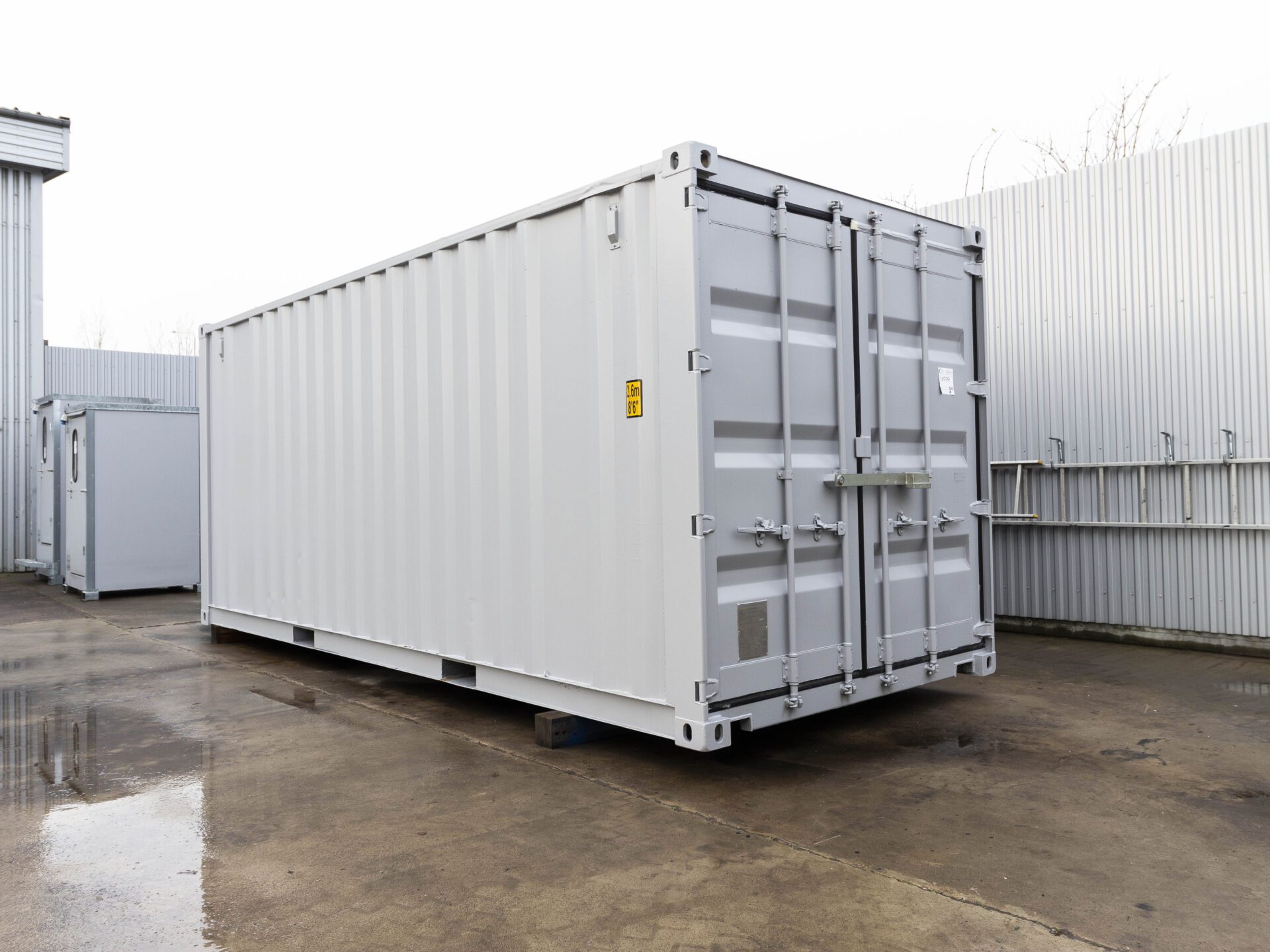 Beg. isolerad 20 fots Förrådscontainer