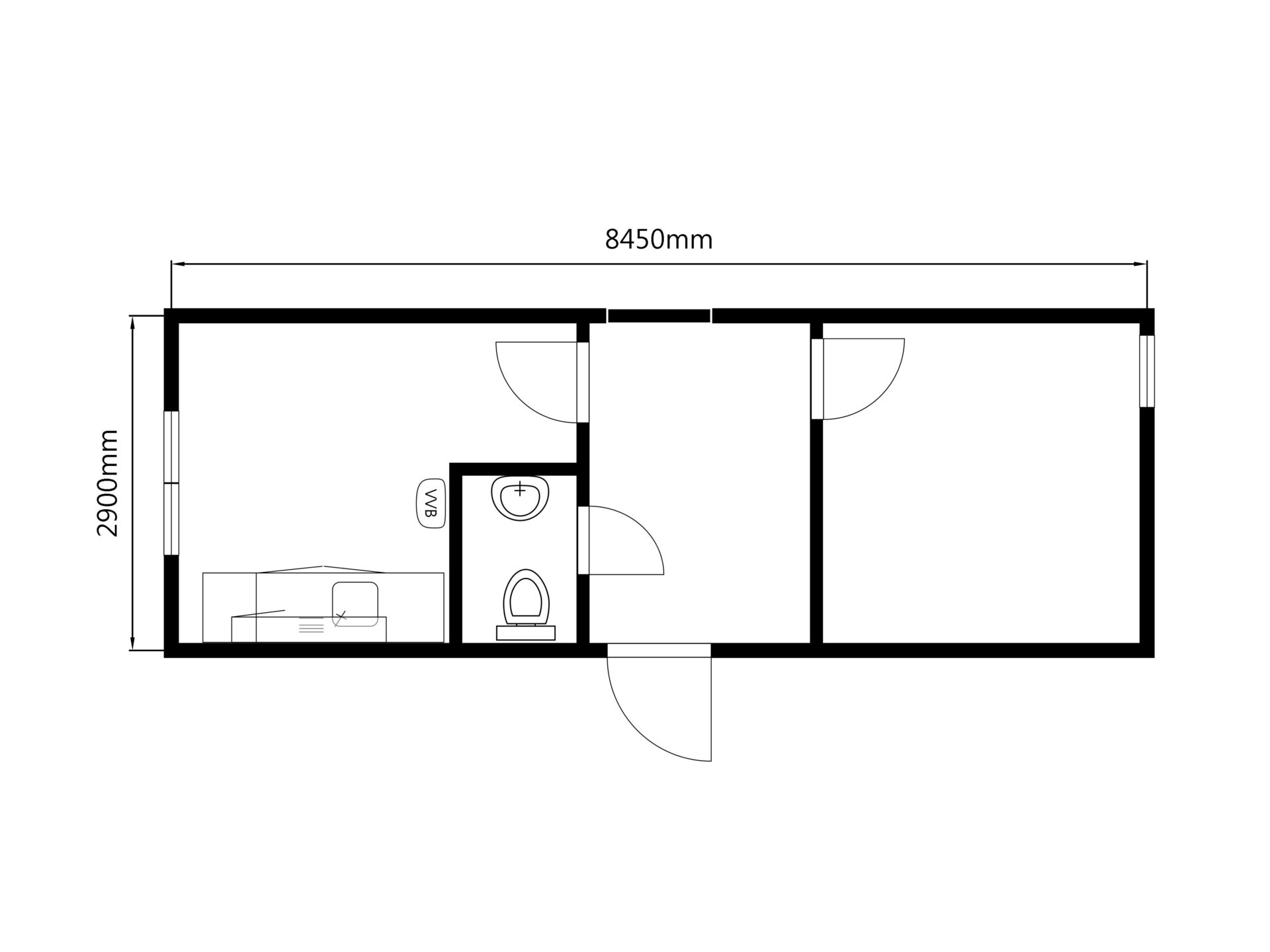 beg. Kontorsbod med wc och pentry - Bild 12