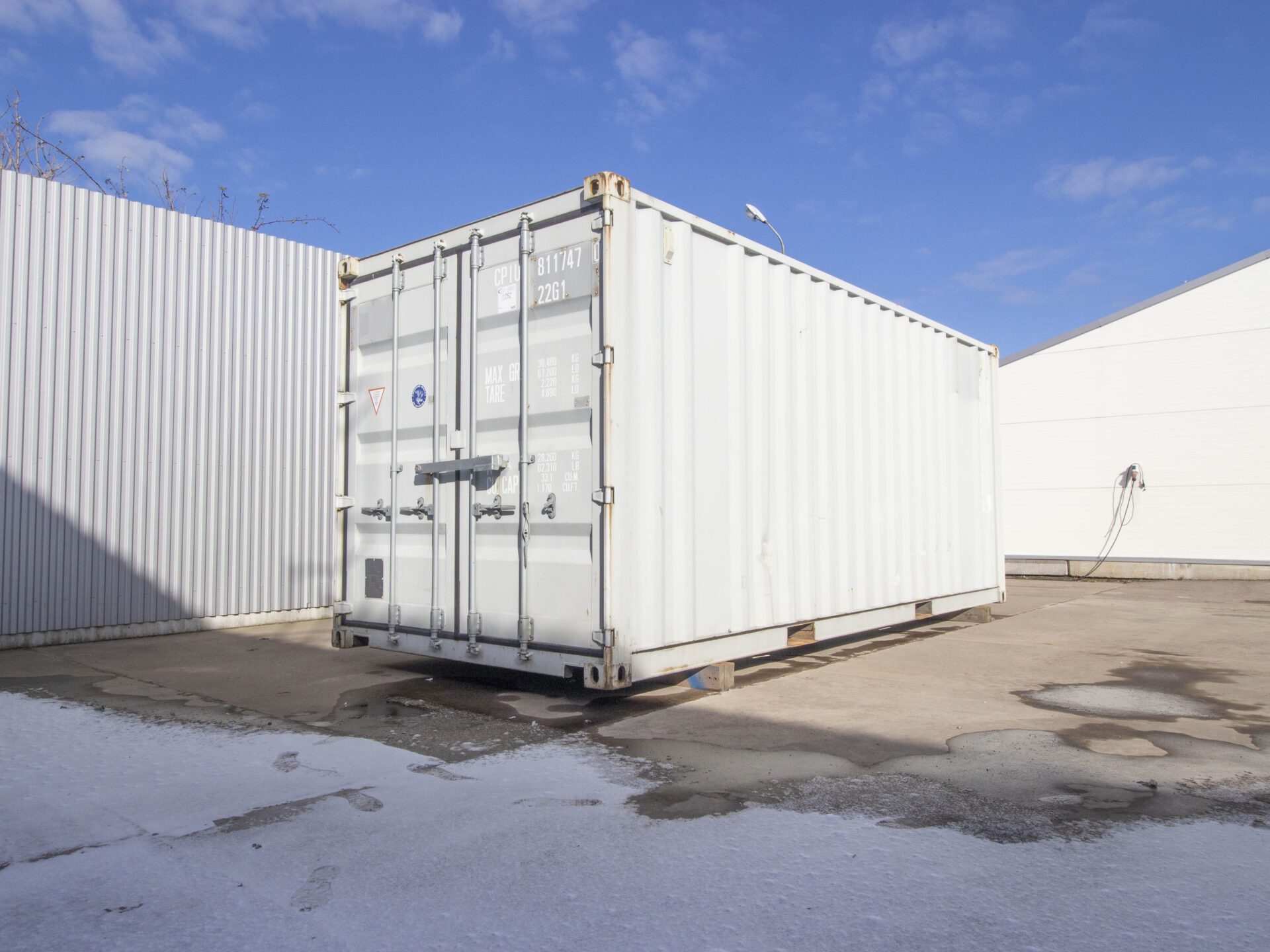 Beg. 20 fots Förrådscontainer