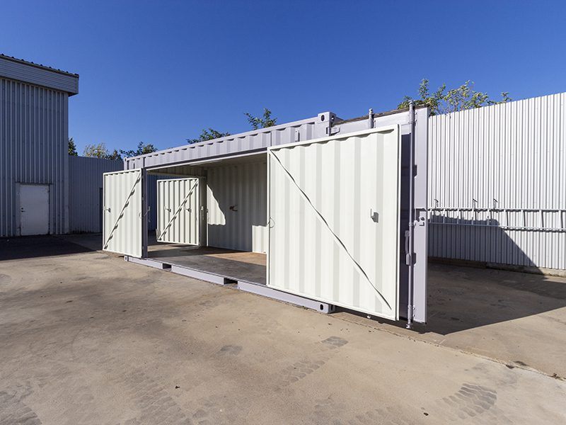 Beg. Container 20 fots med el och öppningsbara sidor - Bild 7