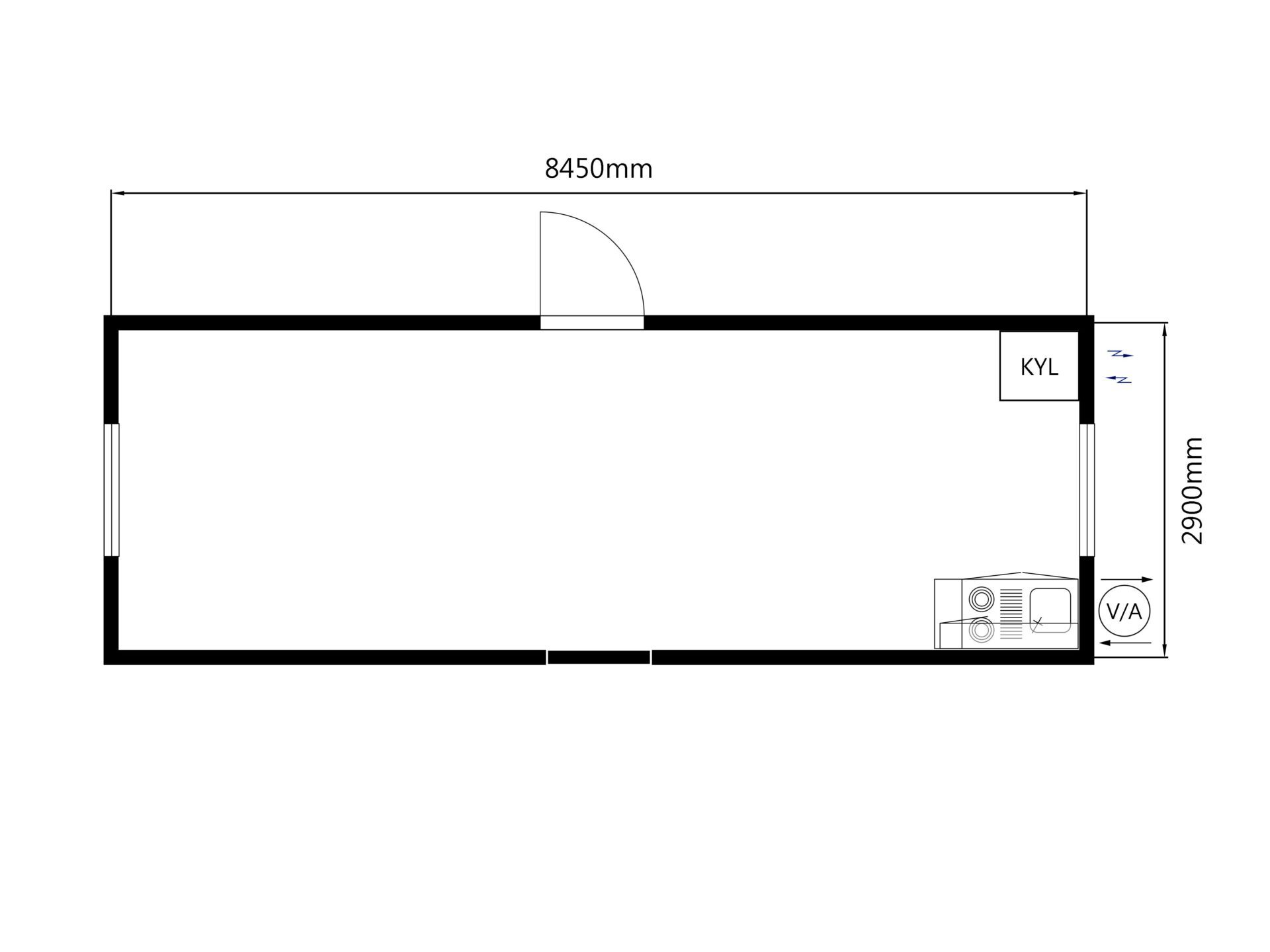 Kontorsbod med öppen planlösning och Pentry - Bild 6