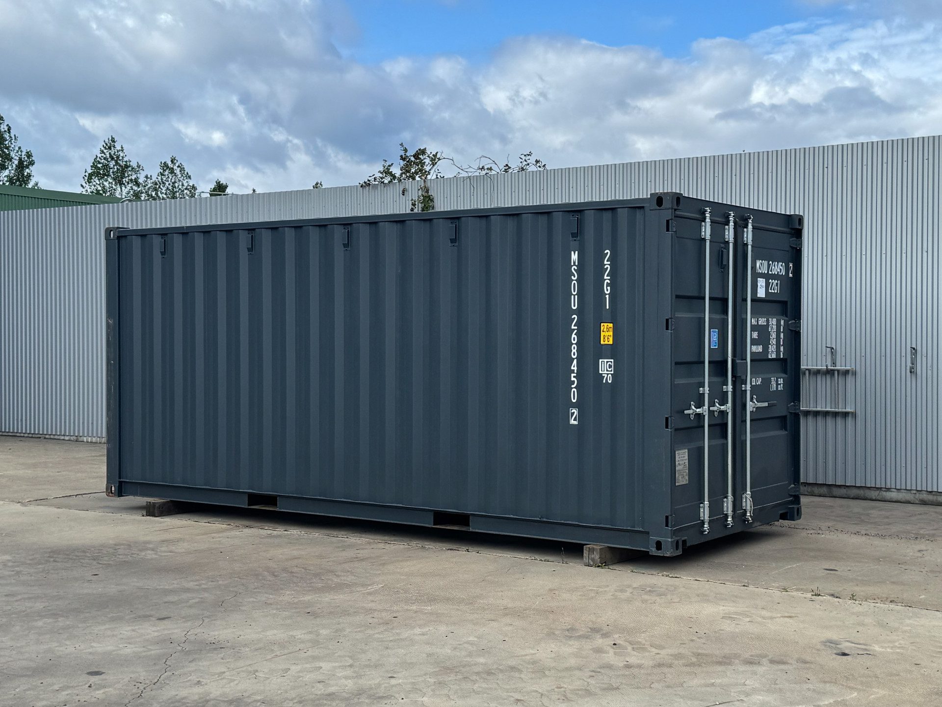 20 fots förrådscontainer