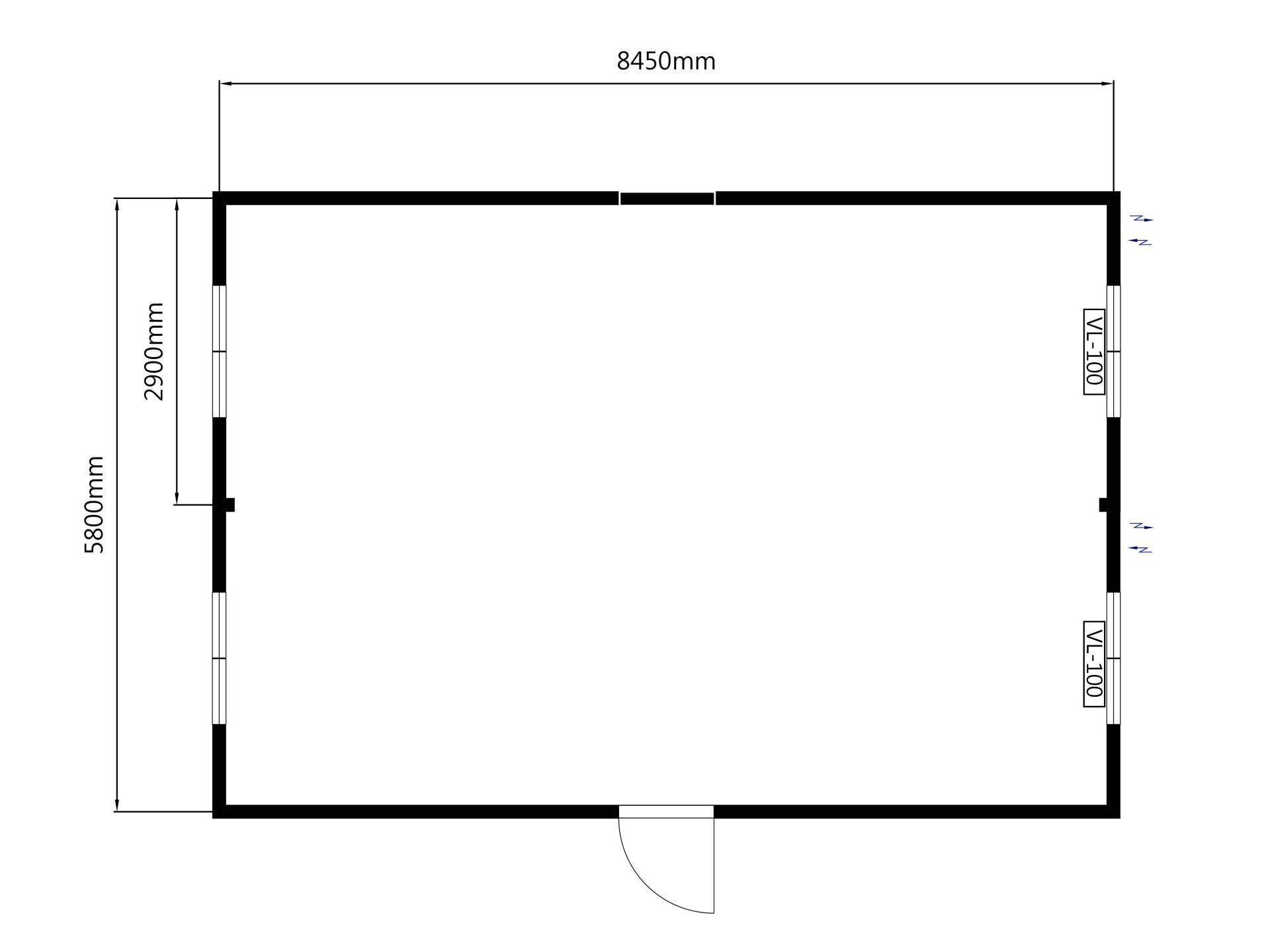 Öppen sal (48m²) - Bild 3