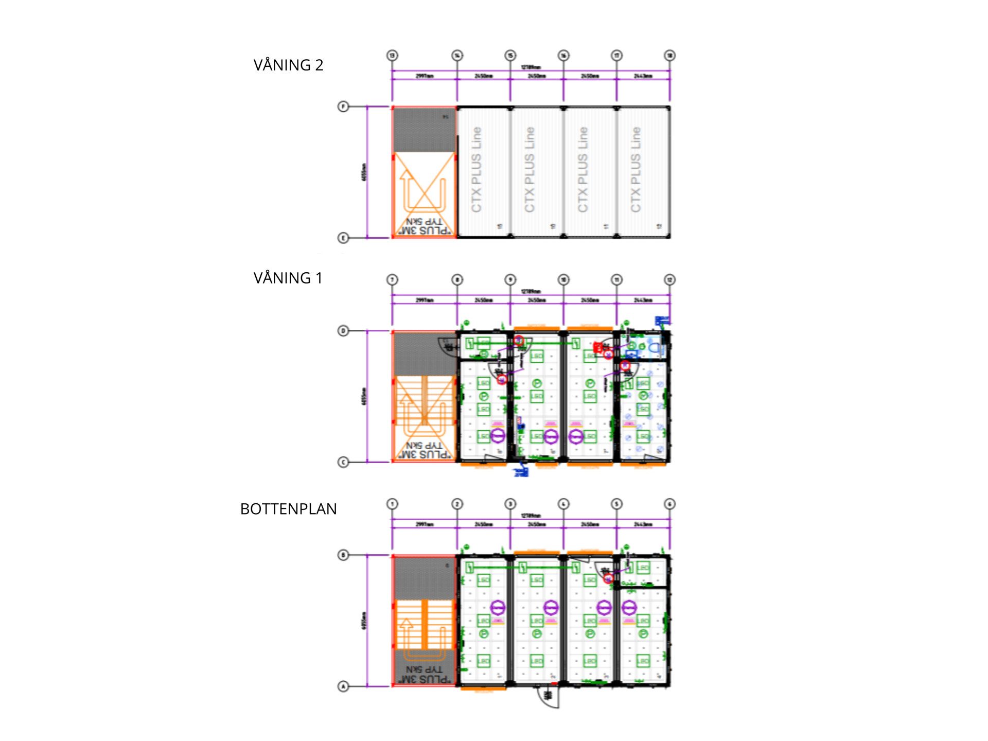 CONTAINEX Modulbyggnad i 2 plan - Bild 4