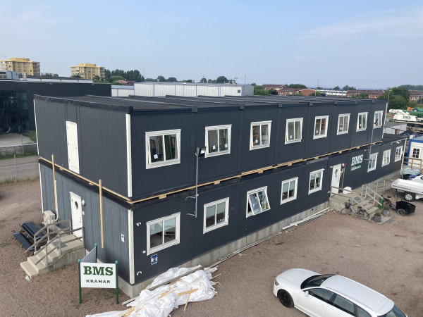Modulbyggnad kontorslokal – BMS Kranar AB