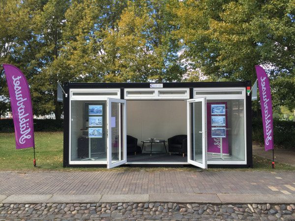 Tillfällig Pop-up monter – Mäklarhuset Landskrona