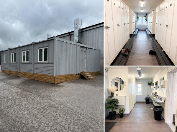 Personalytor med kontor & omklädningsrum – Tekno Press AB